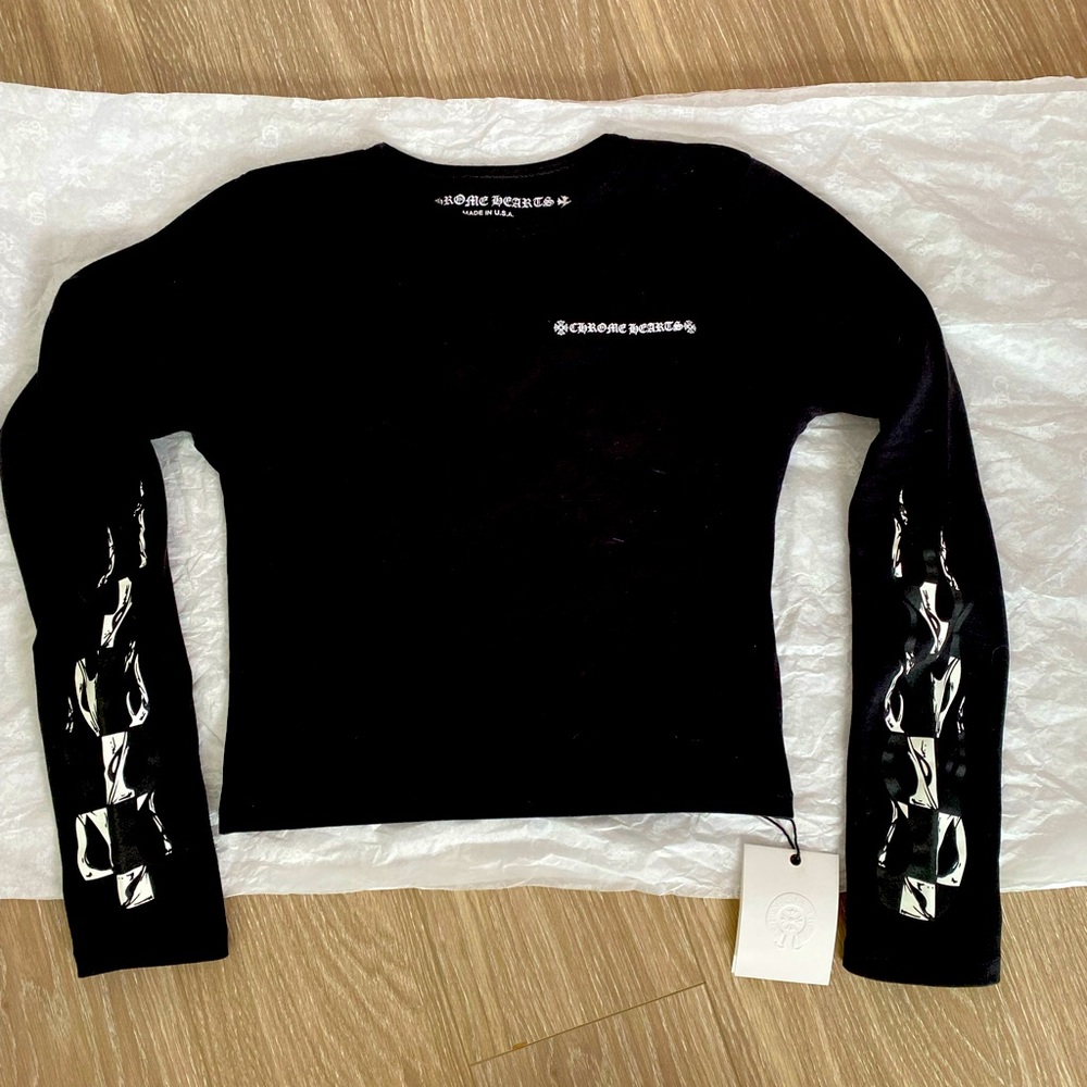 Chrome Hearts Cropped Long Sleeve Tight Fit